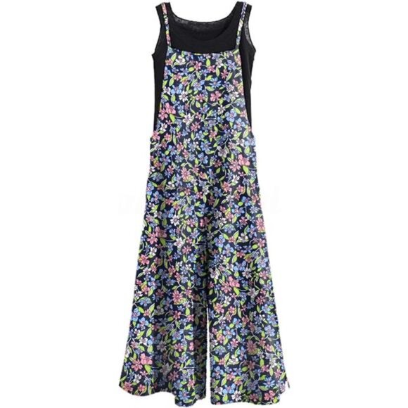 Women's Casual Loose Long Jumpsuits Jumpsuits-314 - Picture 1 of 4